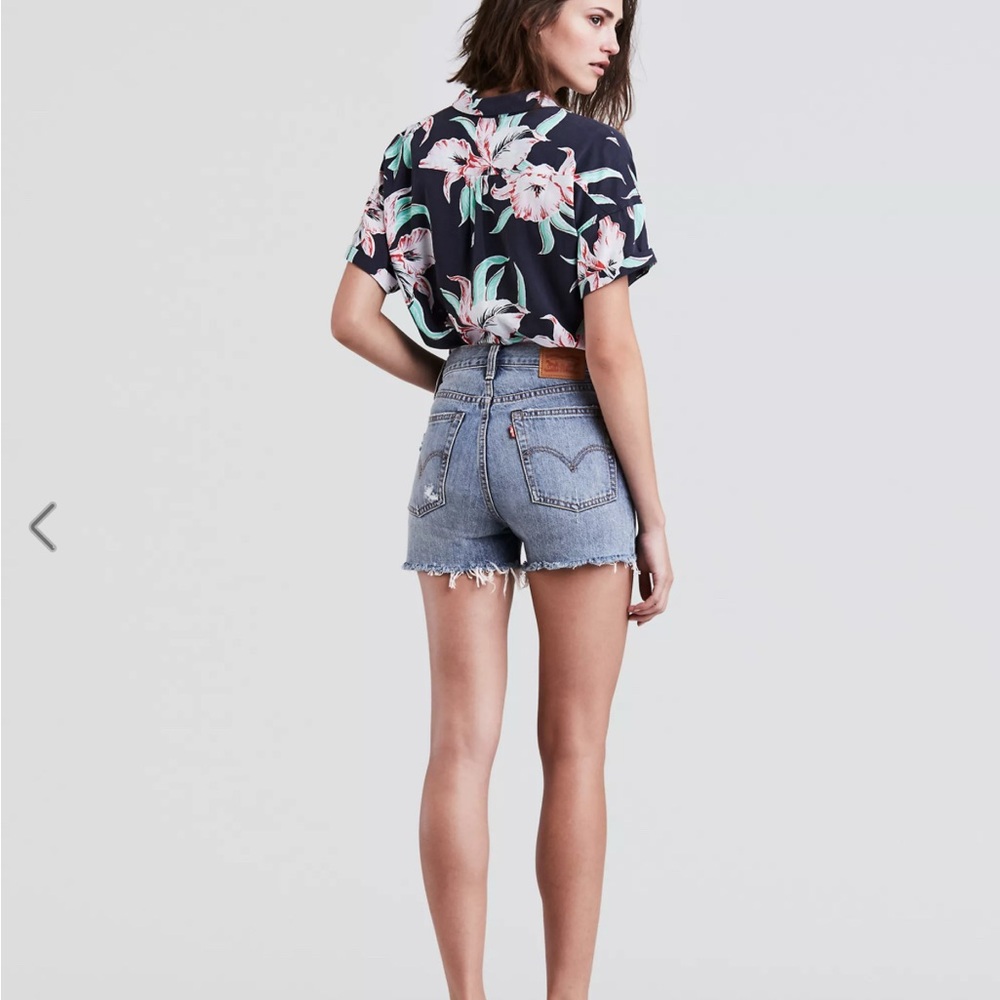 Levi's Blue Jean Shorts